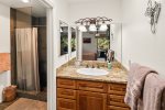 Master ensuite bathroom with a walk-in shower